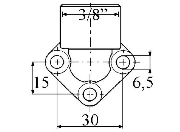 Portflens 90 gr. 3/8"x30 RPA 1/38M.